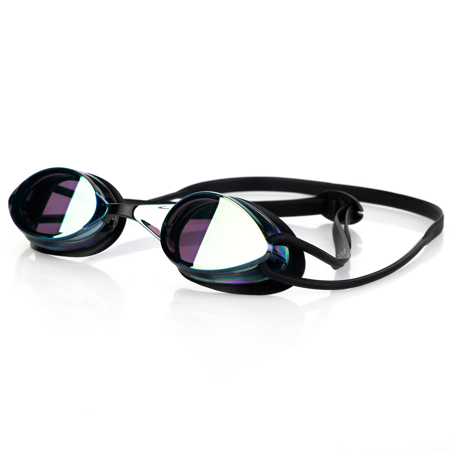 Swimming goggles with two stripes black Spokey SPARKI