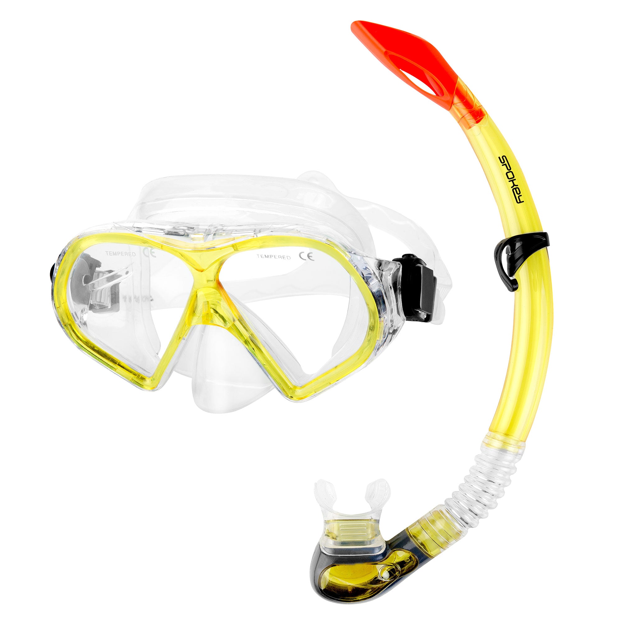 Snorkeling set: mask + snorkel Spokey FLONA