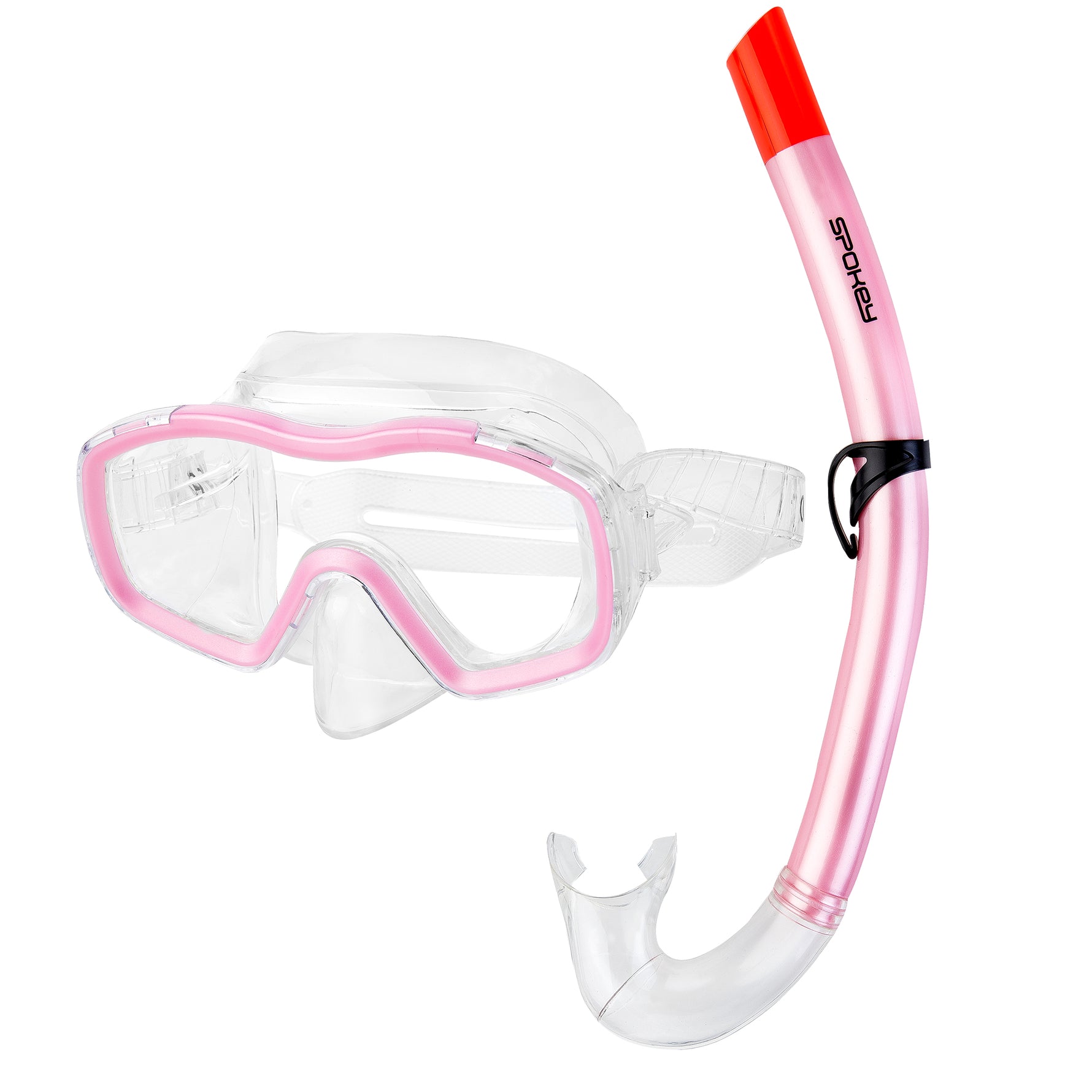 Niršanas komplekts: maska ​​+ snorkelis Spokey BOMBI GIRL junior