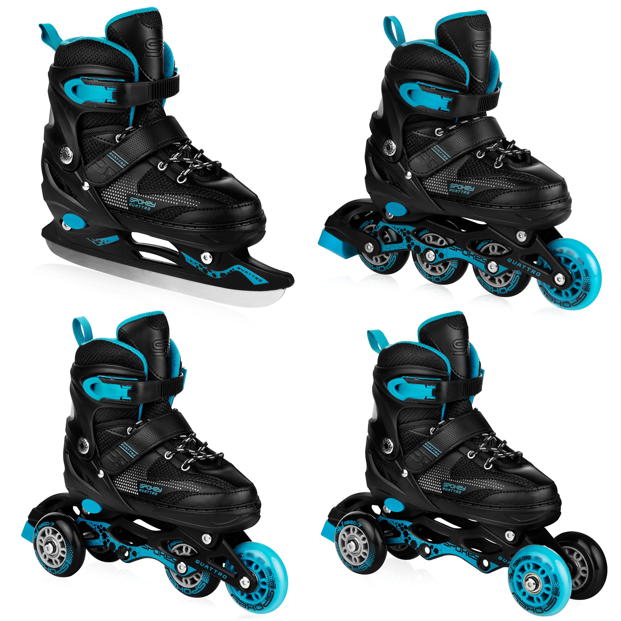 Skrituļslidas/ slidas QUATTRO 4IN1 30-33 TQ