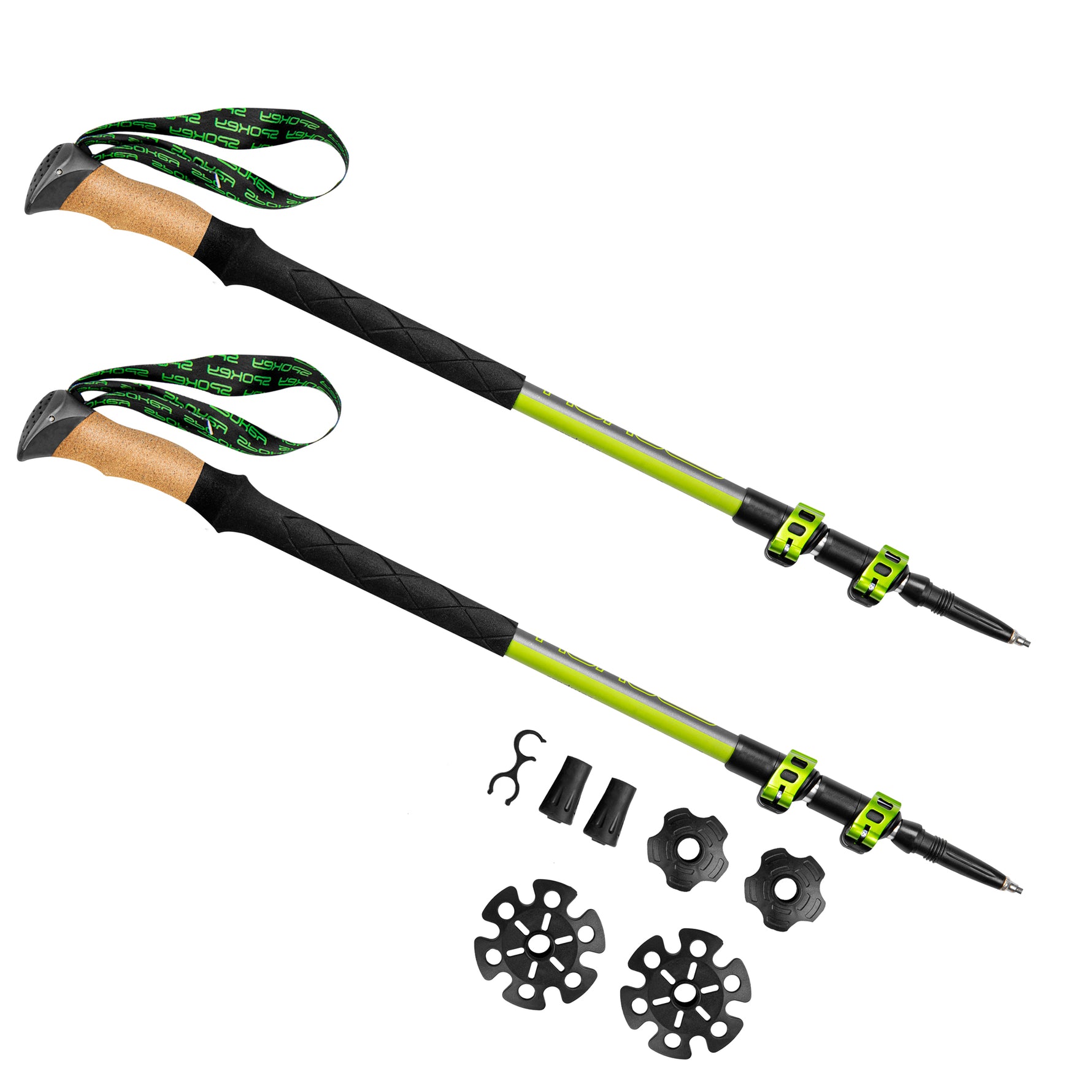 Nūjošanas nūjas 105-135 cm SV/LM Spokey COMPASS