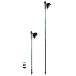 Nūjošanas nūjas ar korķa rokturiem 105-135 cm NV/WH Spokey NEATNESS II