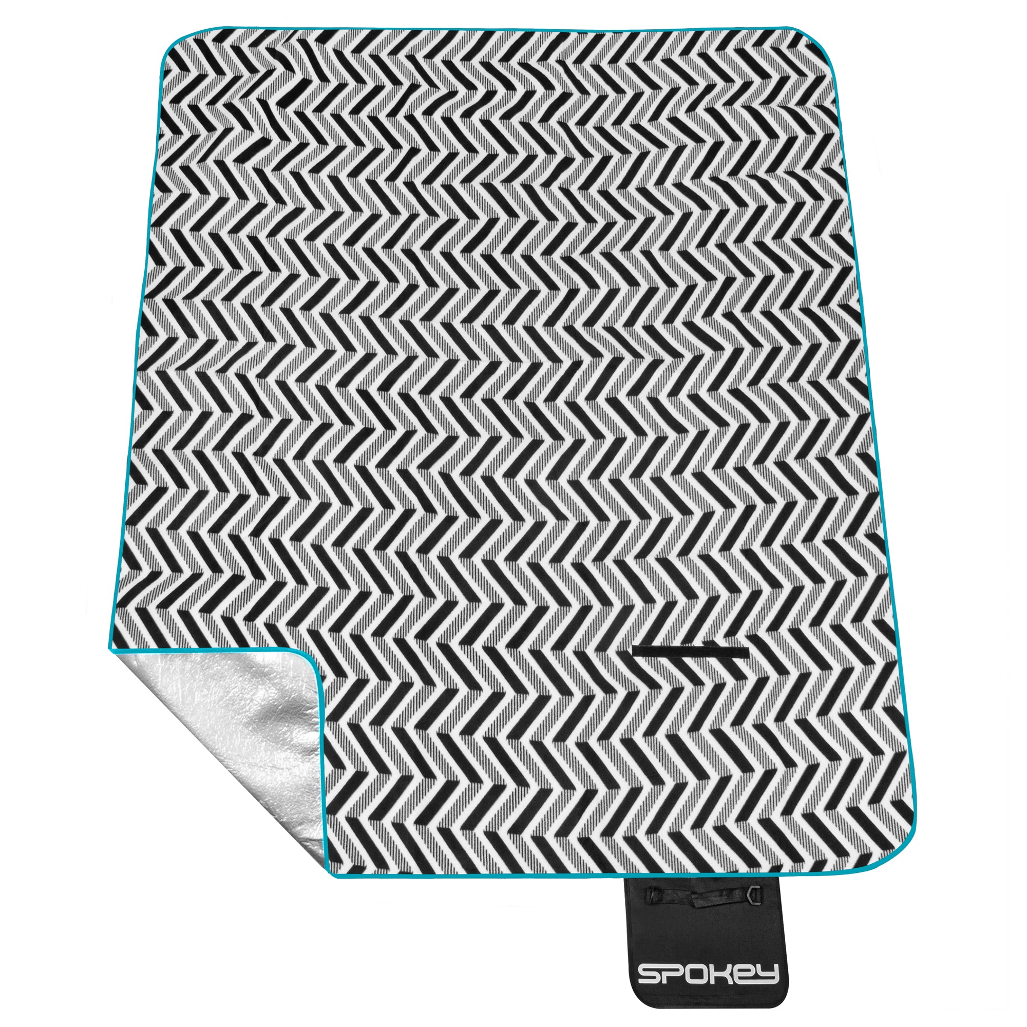Piknika sega 180 x 210 cm with aluminum foil Spokey PICNIC ZIGZAG