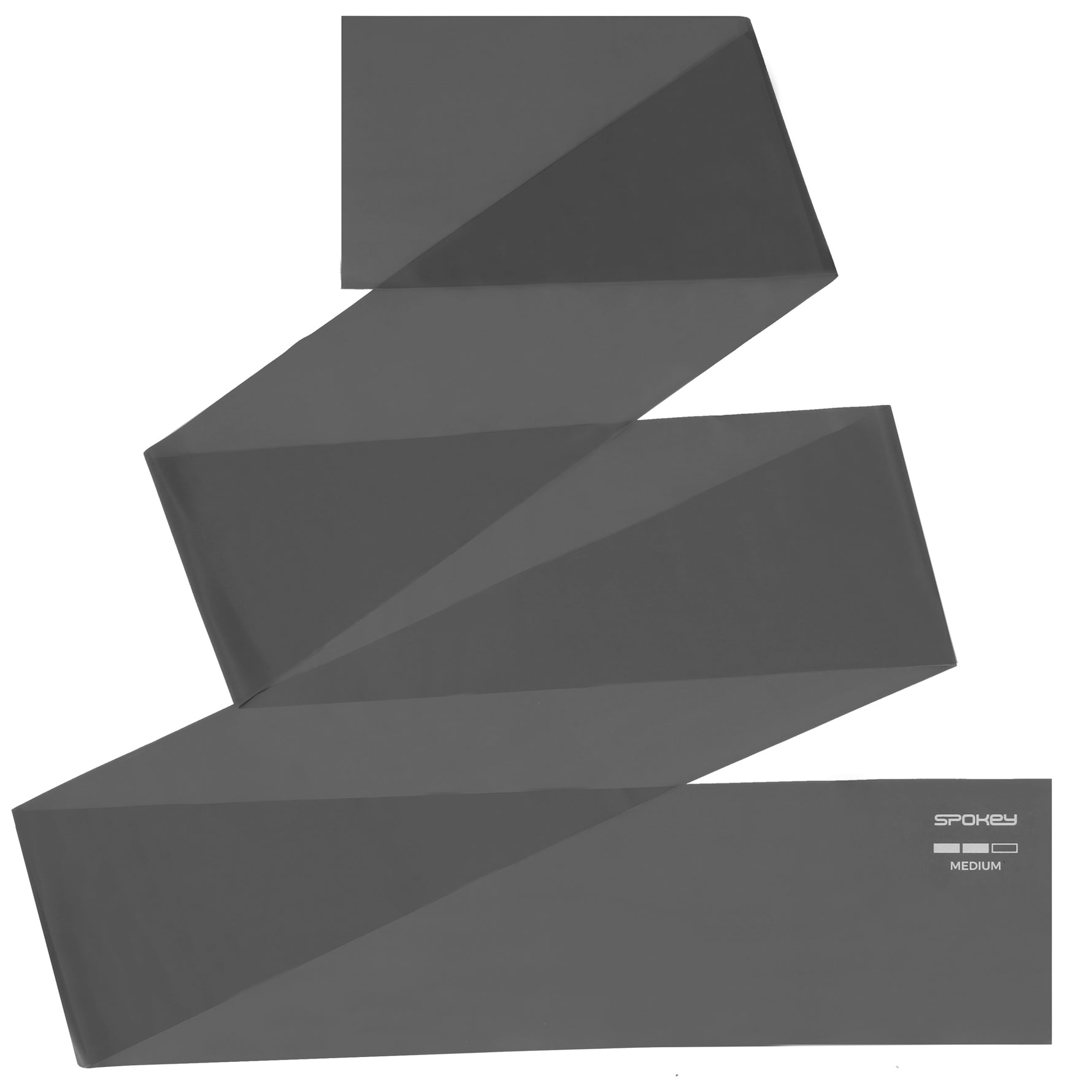 Medium Pretestības gumija 225 x 15 cm dark gray Spokey RIBBON