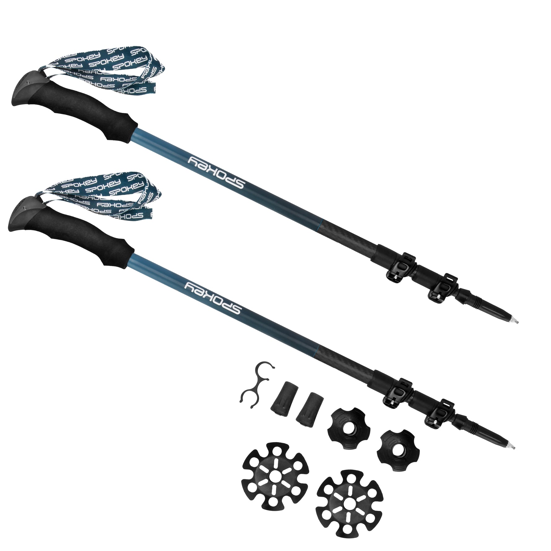 Trekking poles Spokey CARBON