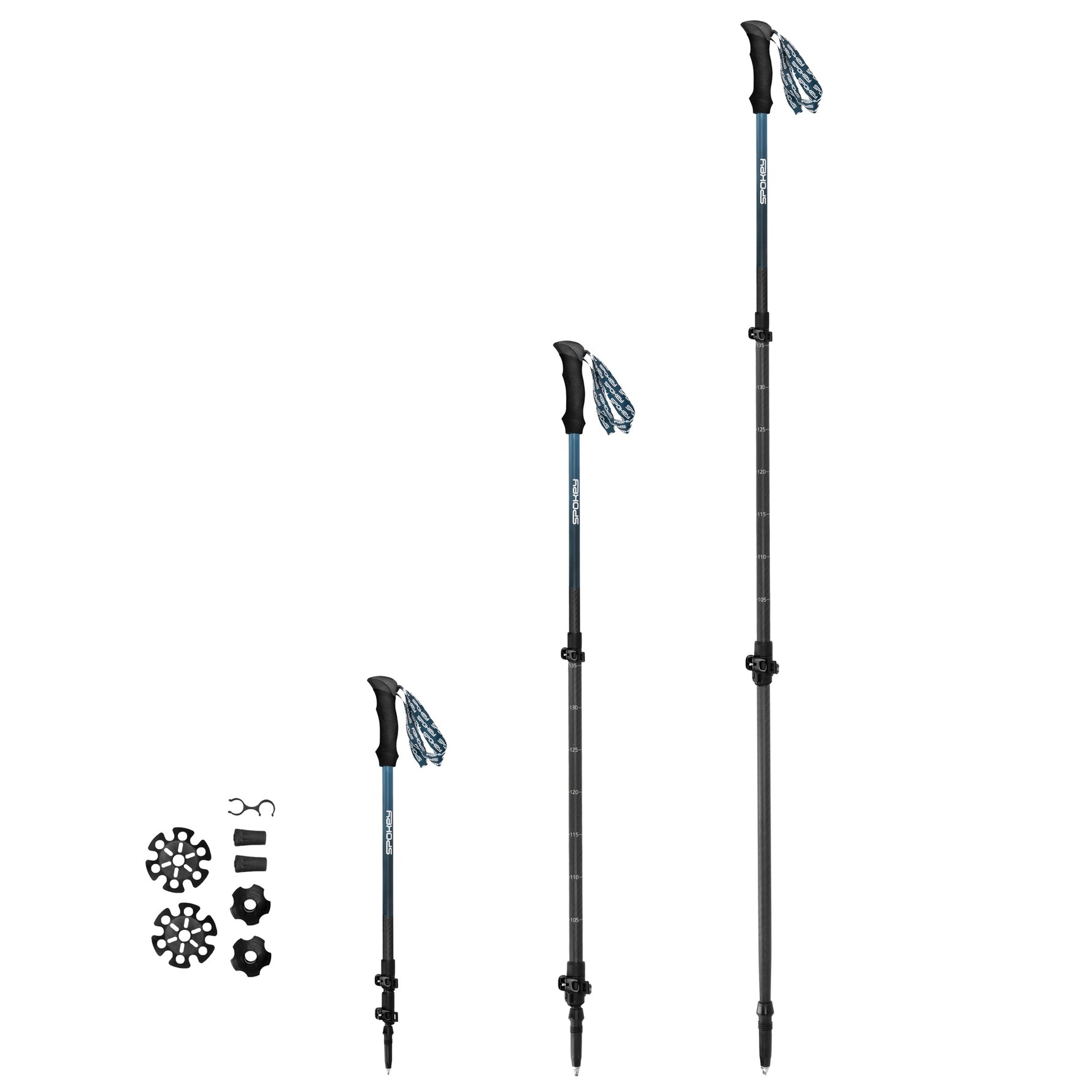 Trekking poles Spokey CARBON