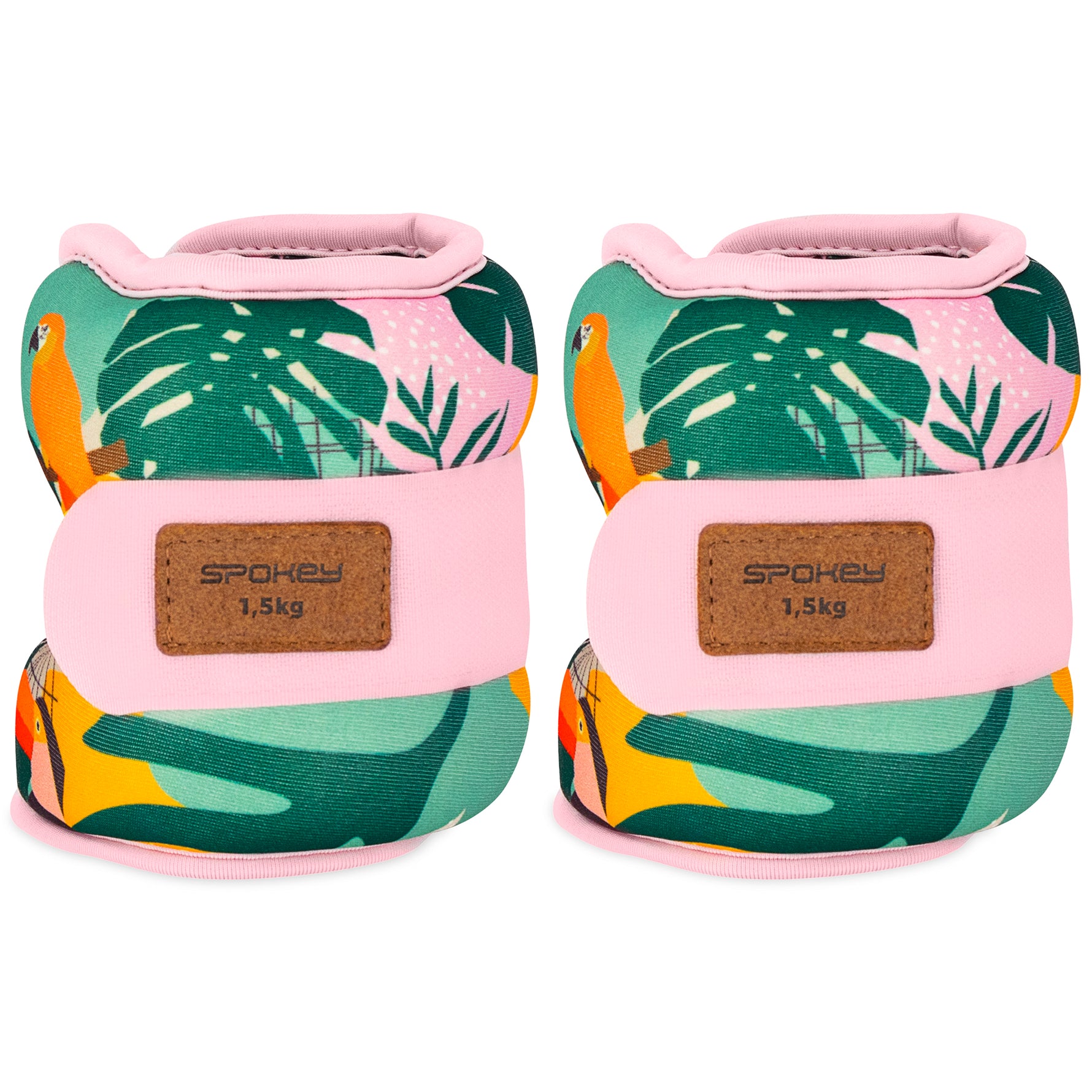 Spokey HOME JUNGLE potīšu un plaukstas locītavu atsvari 2x 1,5 kg