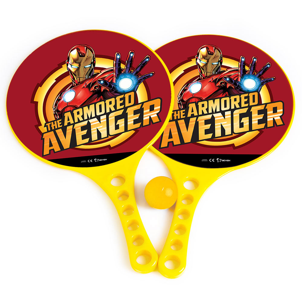 Lāpstiņas bumbas spēlēšanai pludmalē - IRON MAN