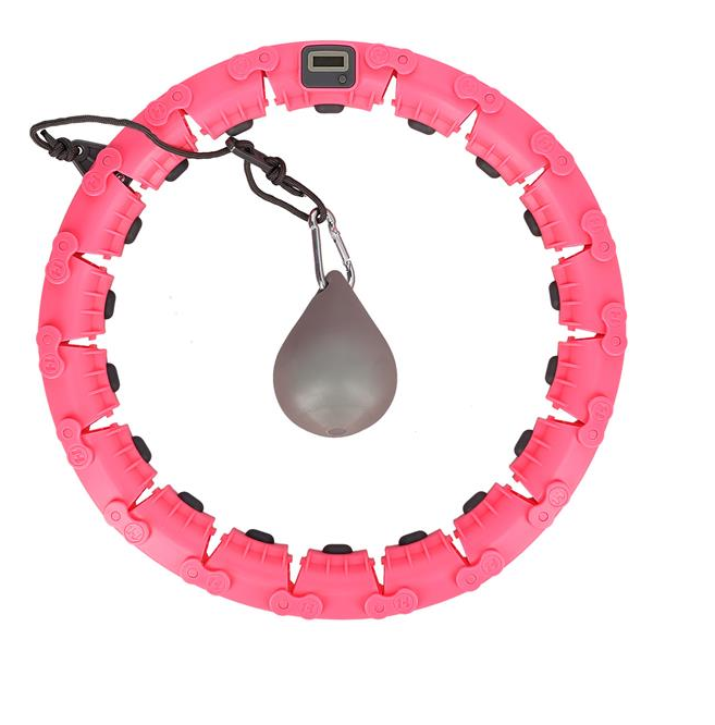 FH03 PINK Vingrošanas riņķis ar svaru un skaitītāju HMS