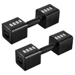 HL02 regulējami svari, melni, 2 x 5 kg, HMS
