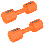 HL03 Regulējami stobri oranžā krāsā 2 x 2,5 kg HMS