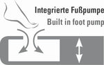 High Peak Multi Comfort Plus Airbed piepūšamā gulta ar integrētu kājas pumpi (40053)