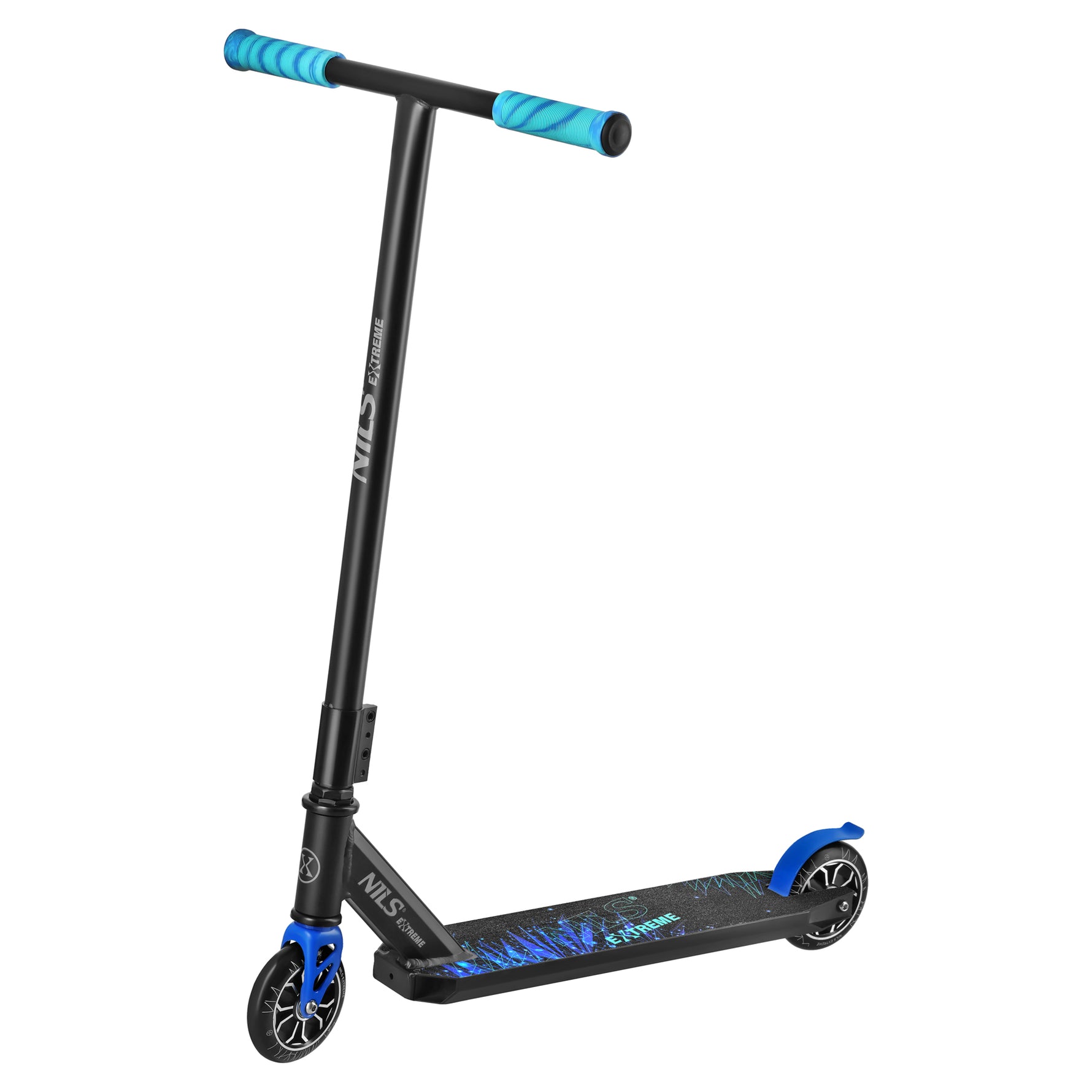 HS155 FLUORESCENT LION BLUE SCOOTER NILS EXTREME triku skrejritenis