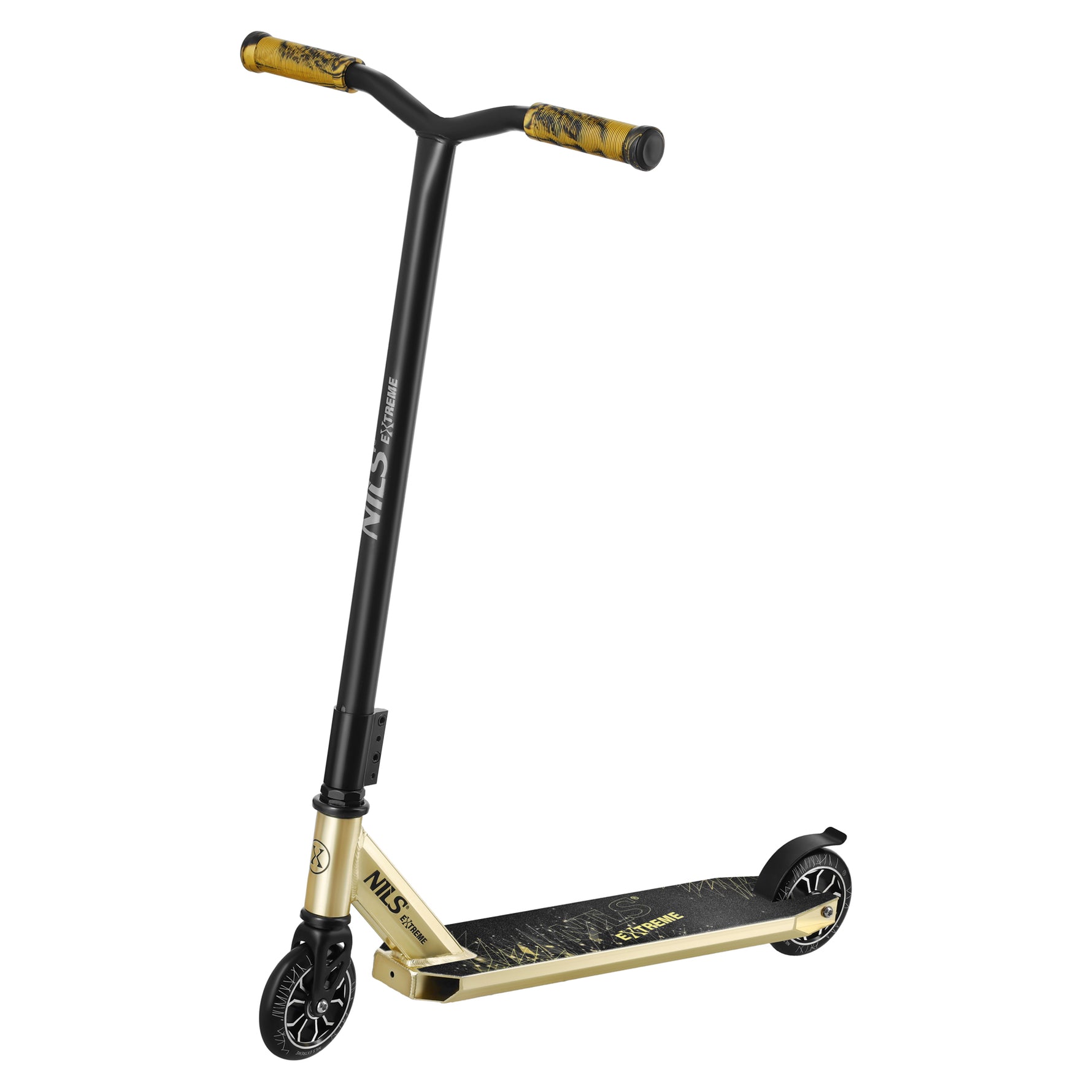 HS155 FLUORESCENT LION GOLD SCOOTER NILS EXTREME triku skrejritenis
