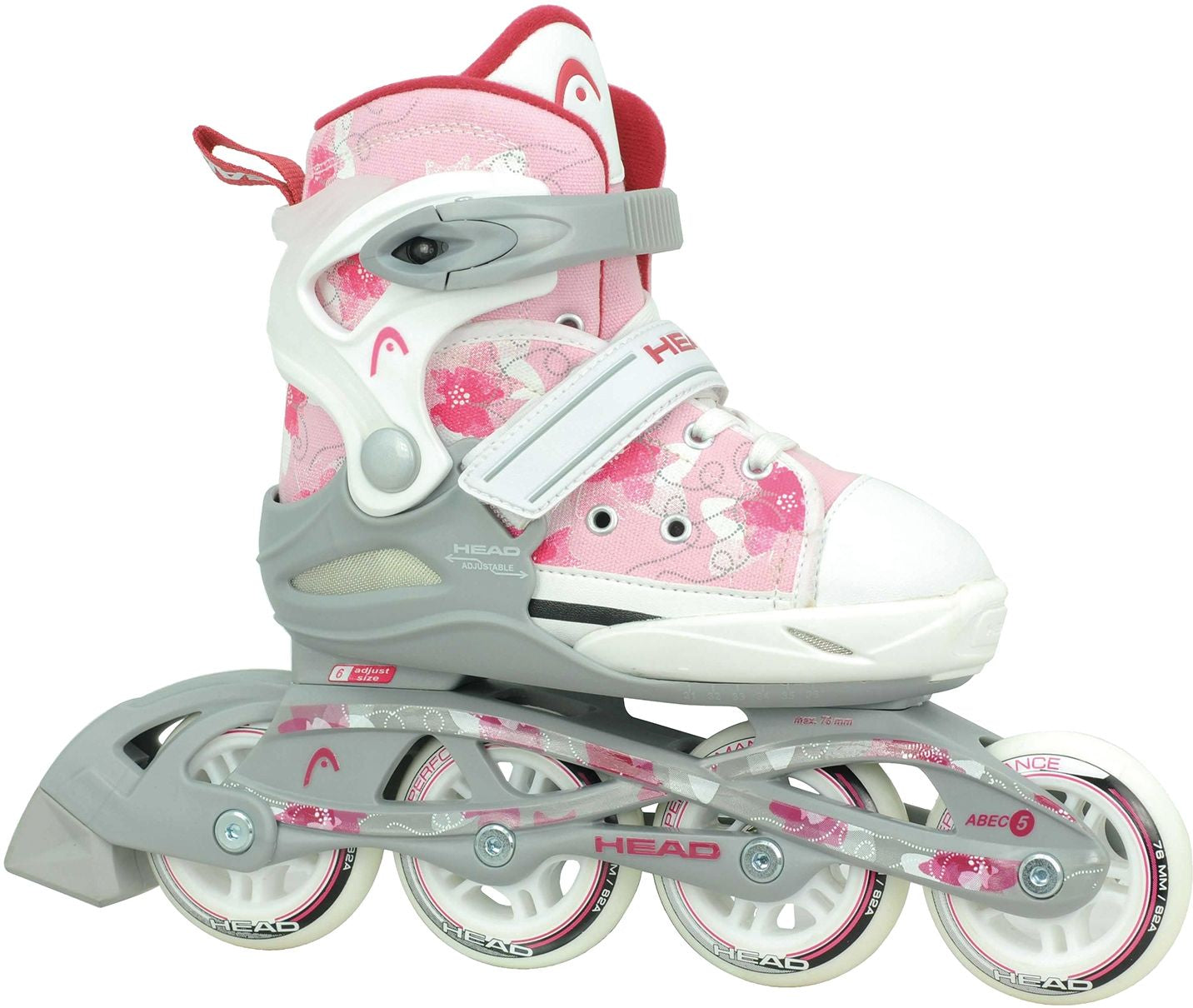 Head Girly Adjustable Inline Skates regulējamas bērnu skrituļslidas (H3JR08)