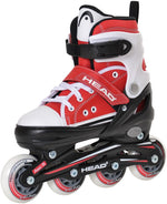 Head Jr Red Adjustable Inline Skates regulējamas bērnu skrituļslidas (H4JR12)