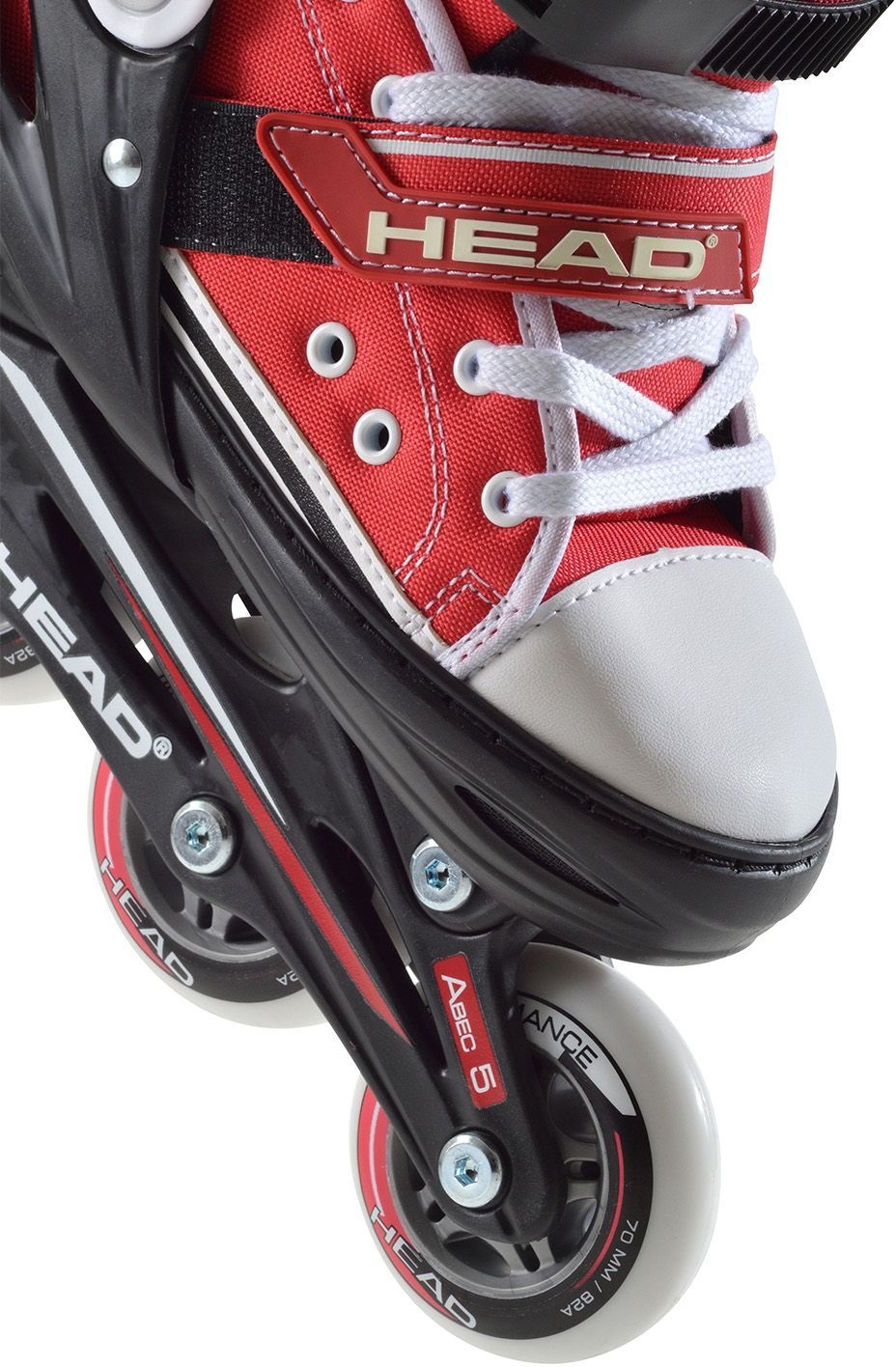 Head Jr Red Adjustable Inline Skates regulējamas bērnu skrituļslidas (H4JR12)