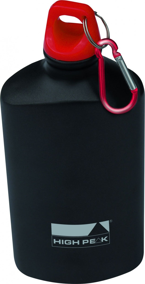 High Peak Aluminium Drinking Bottle 0.5L Oval alumīnija dzeramā pudele (41475)