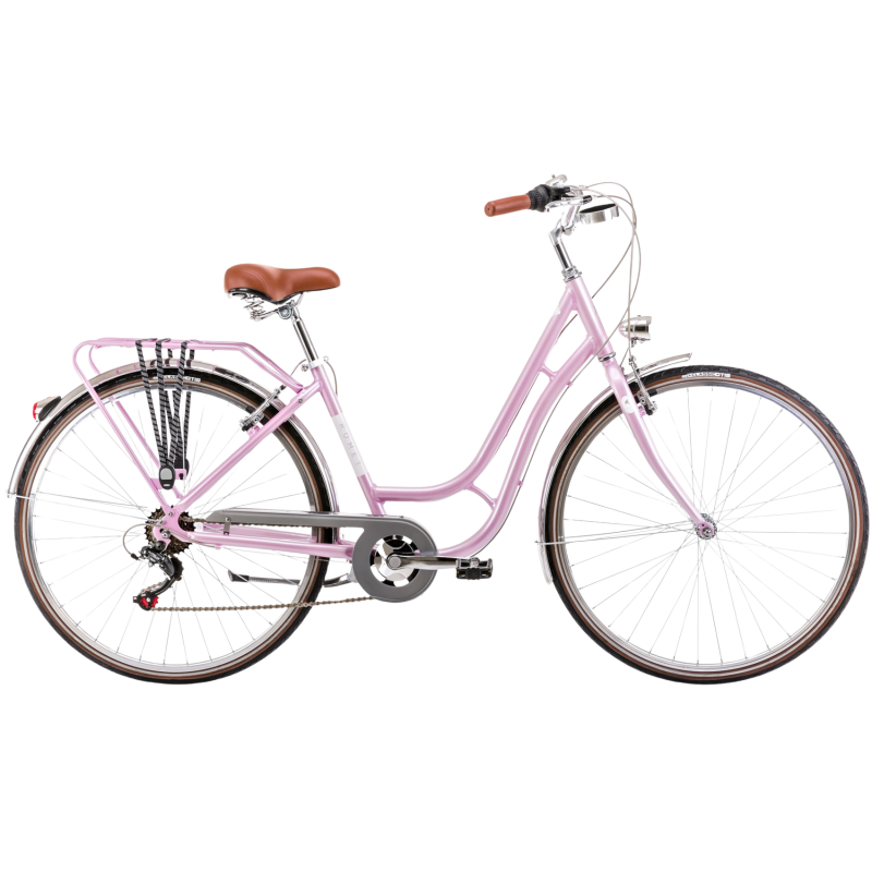 Velosipēds ROMET Luiza Eco, rozā (M)