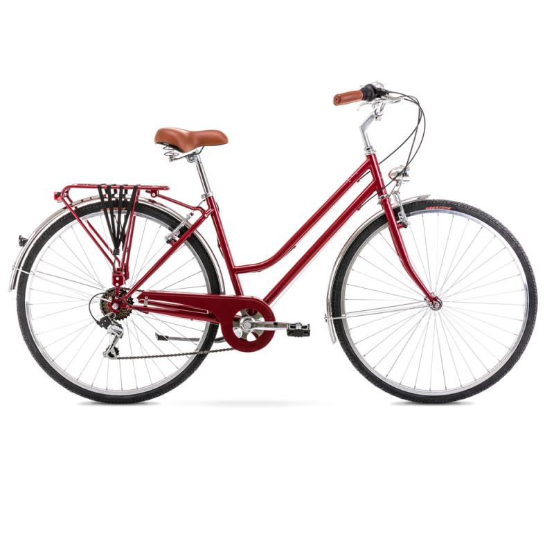 Velosipēds ROMET Vintage Eco D, sarkans (L)