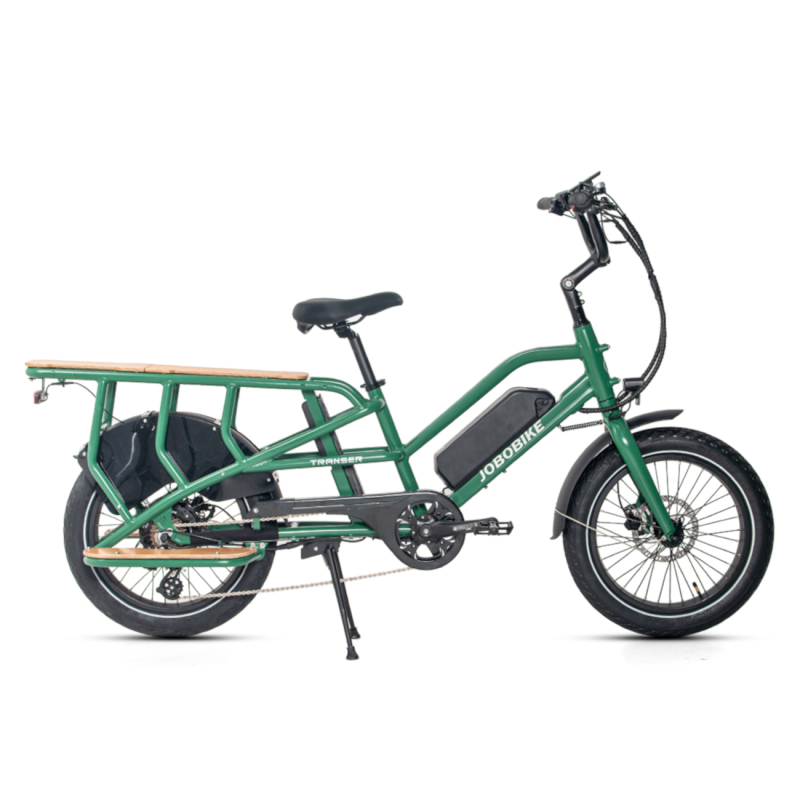 Elektriskais kravas velosipēds JOBOBIKE Transer, Zaļš