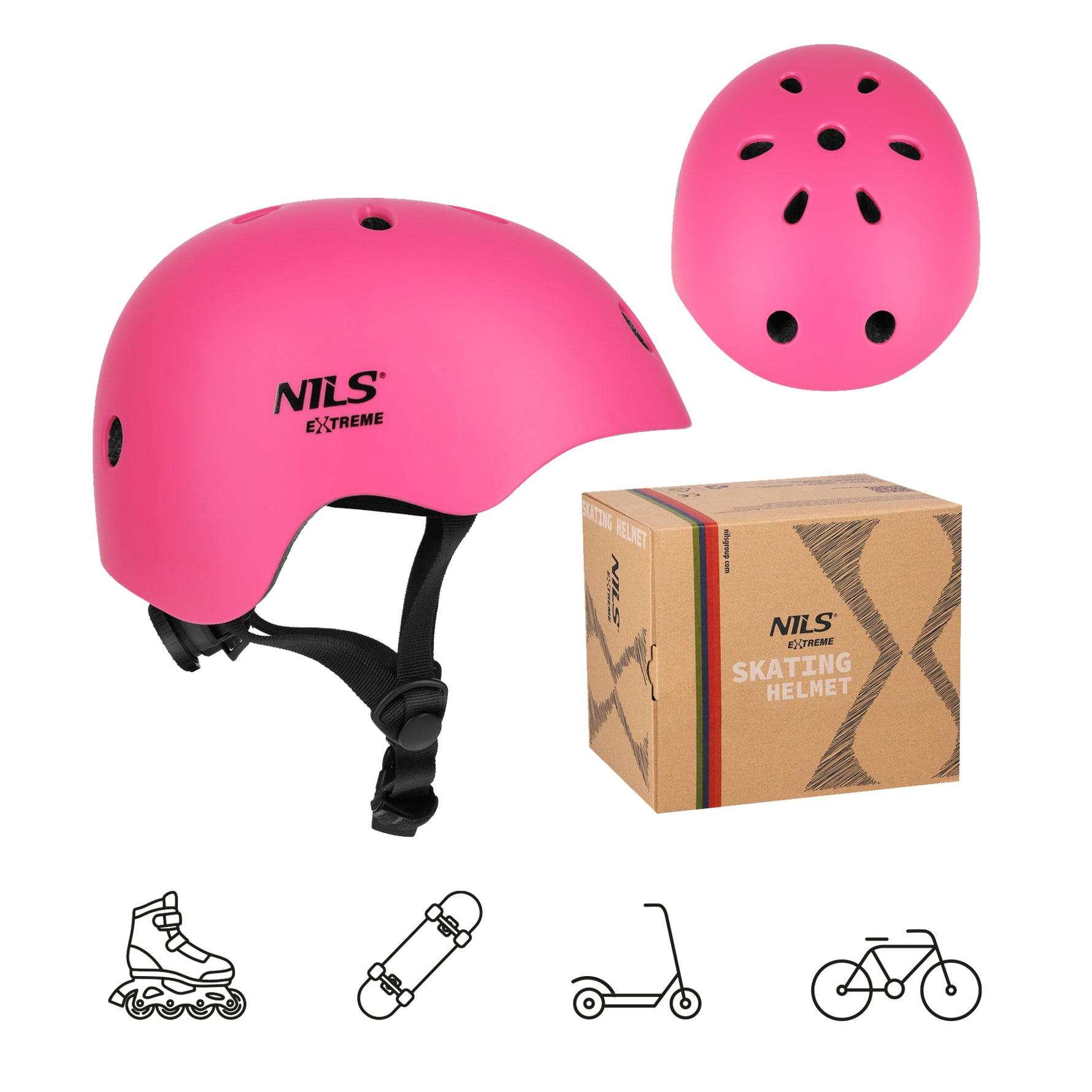 MT301 Ķivere PINK XS (48-52CM) NILS EXTREME