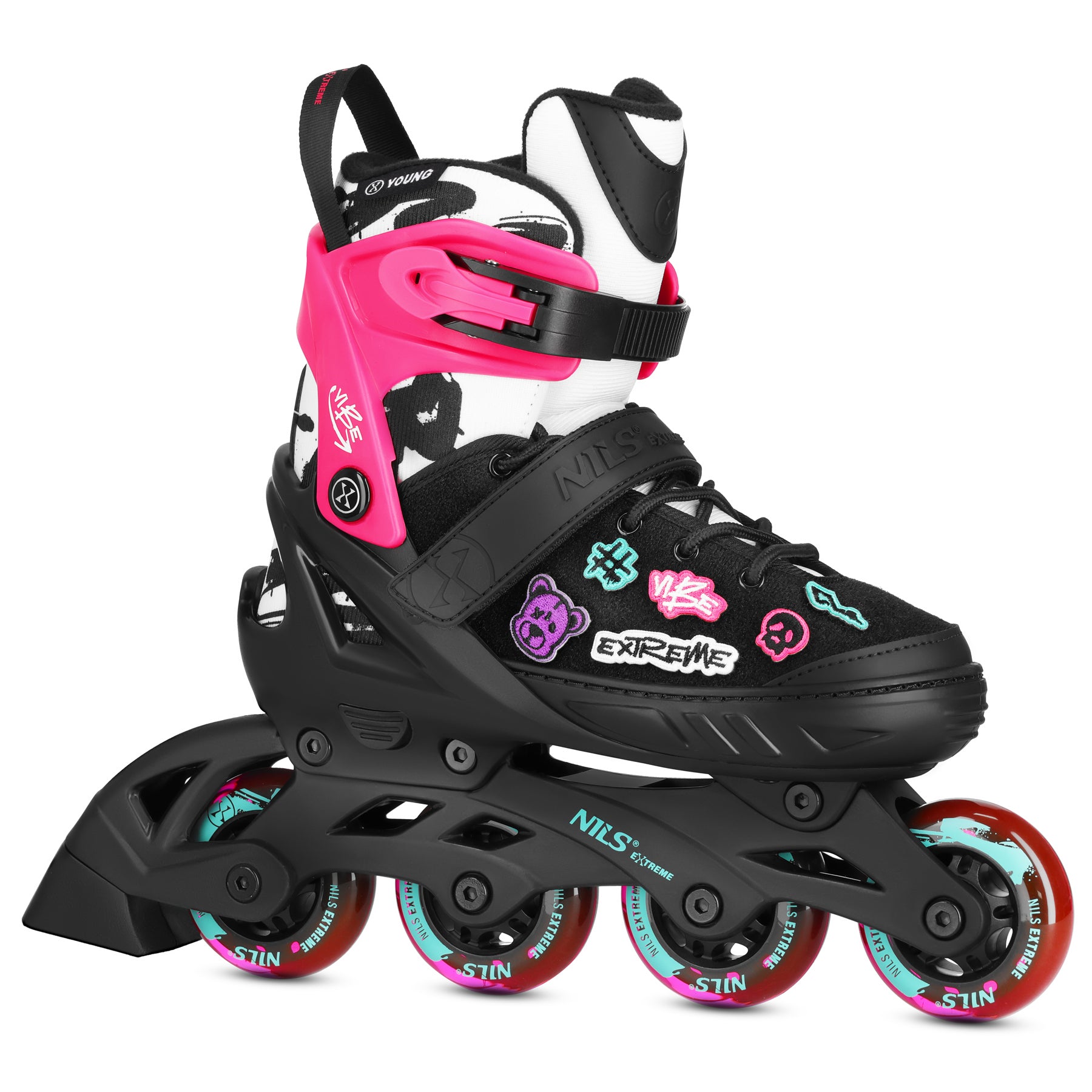 NA2053A IN-LINE SKATES VIBE PINK IZMĒRS XS(29-32) NILS EXTREME