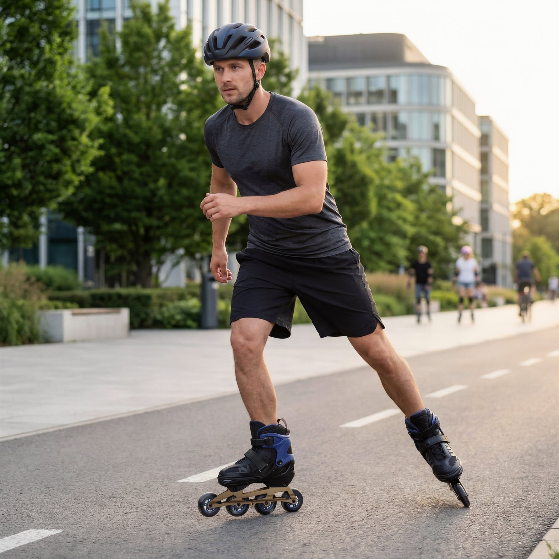 Skrituļslidas NA684 VELTO NAVY BLUE INLINE SLIDAS IZMĒRS L (39-42) NILS EXTREME