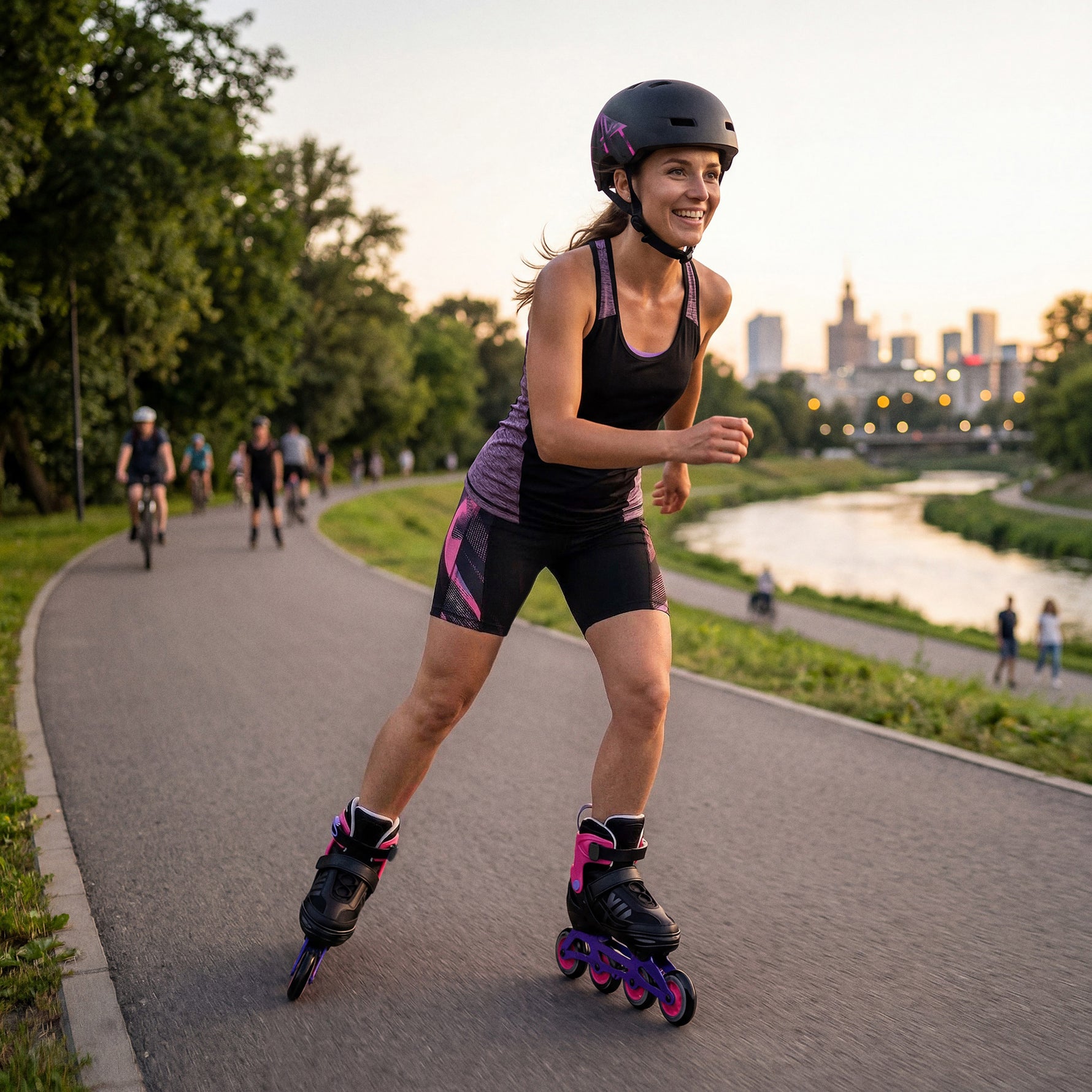 Skrituļslidas NA684 VELTO PINK INLINE SLIDAS IZMĒRS XL (42-45) NILS EXTREME
