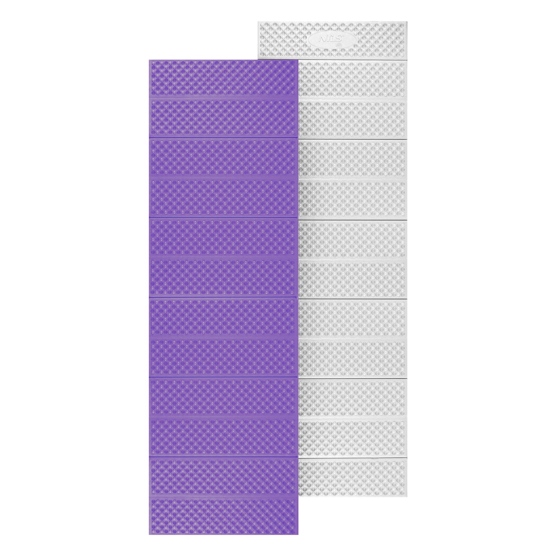NC17103 Salokāms tūristu paklājiņš ar alumīnija apmali + XPE 195 cm violets Nils Camp