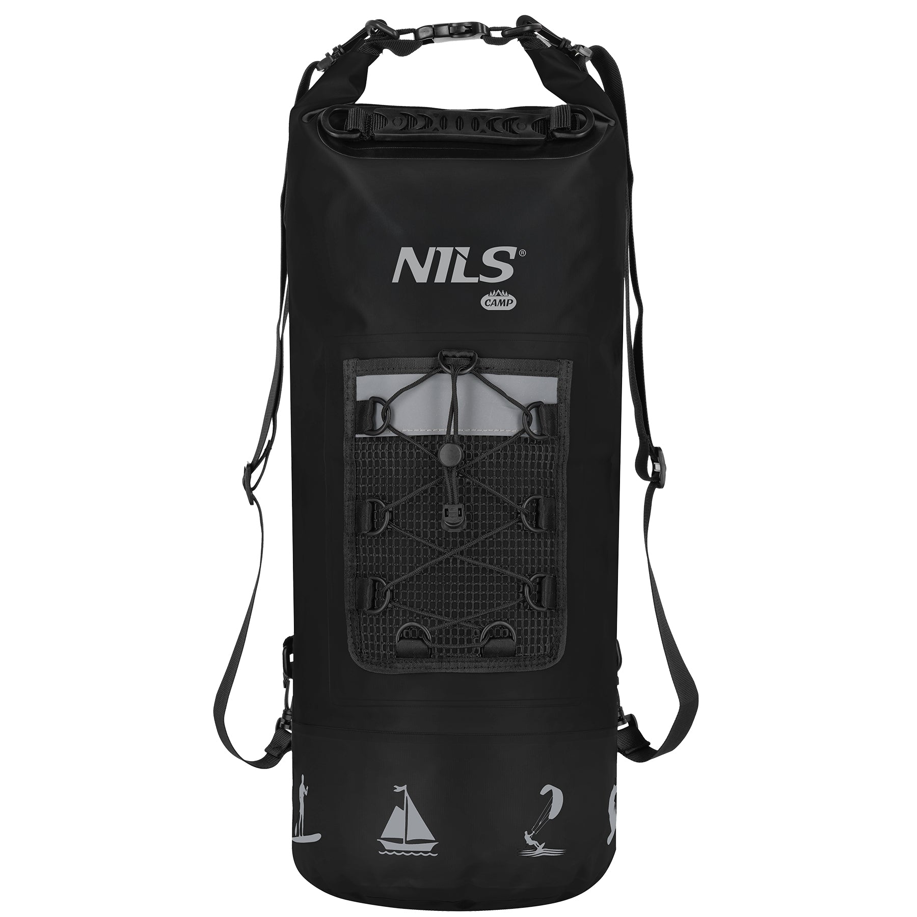 NC17108 25L ŪDENSNEIZTURĪGA MUGURSOMA MELNA NILS CAMP