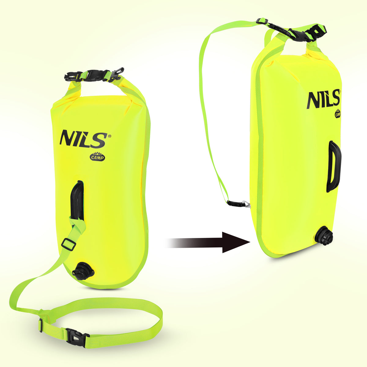 NC1772 PIEPŪŠAMA PELDI BOJA 28L YELLOW NILS CAMP