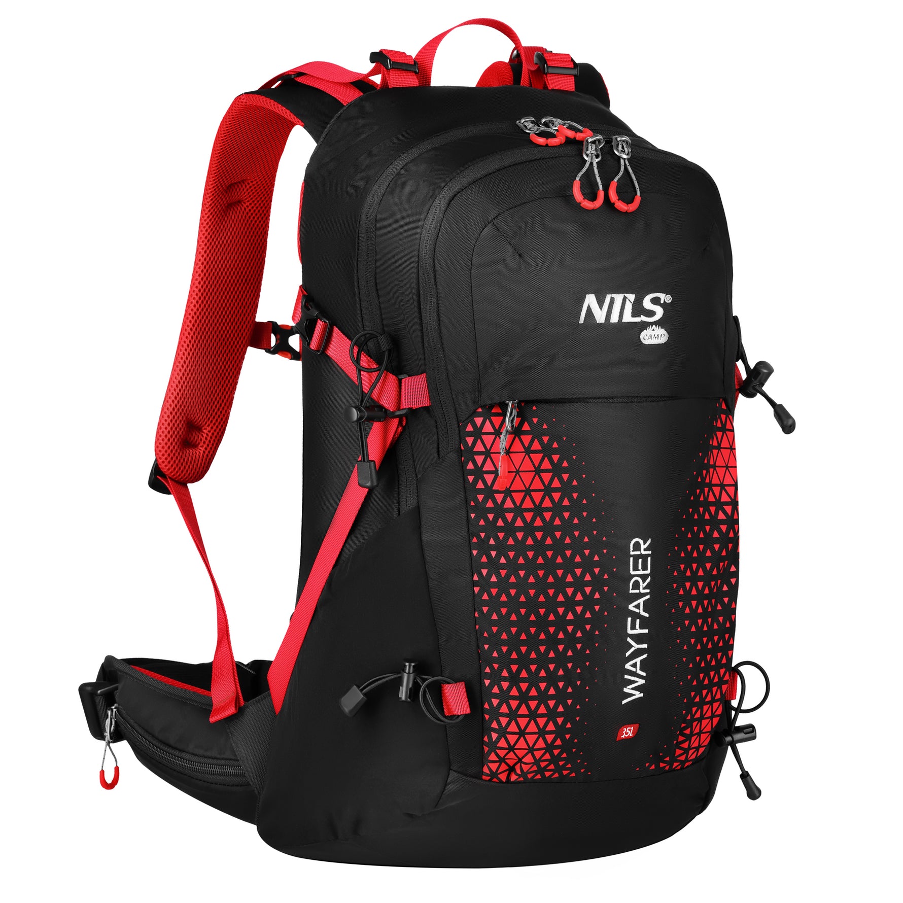 NC1925 WAYFARER RED TOURIST MUGSOMA 35L NILS CAMP