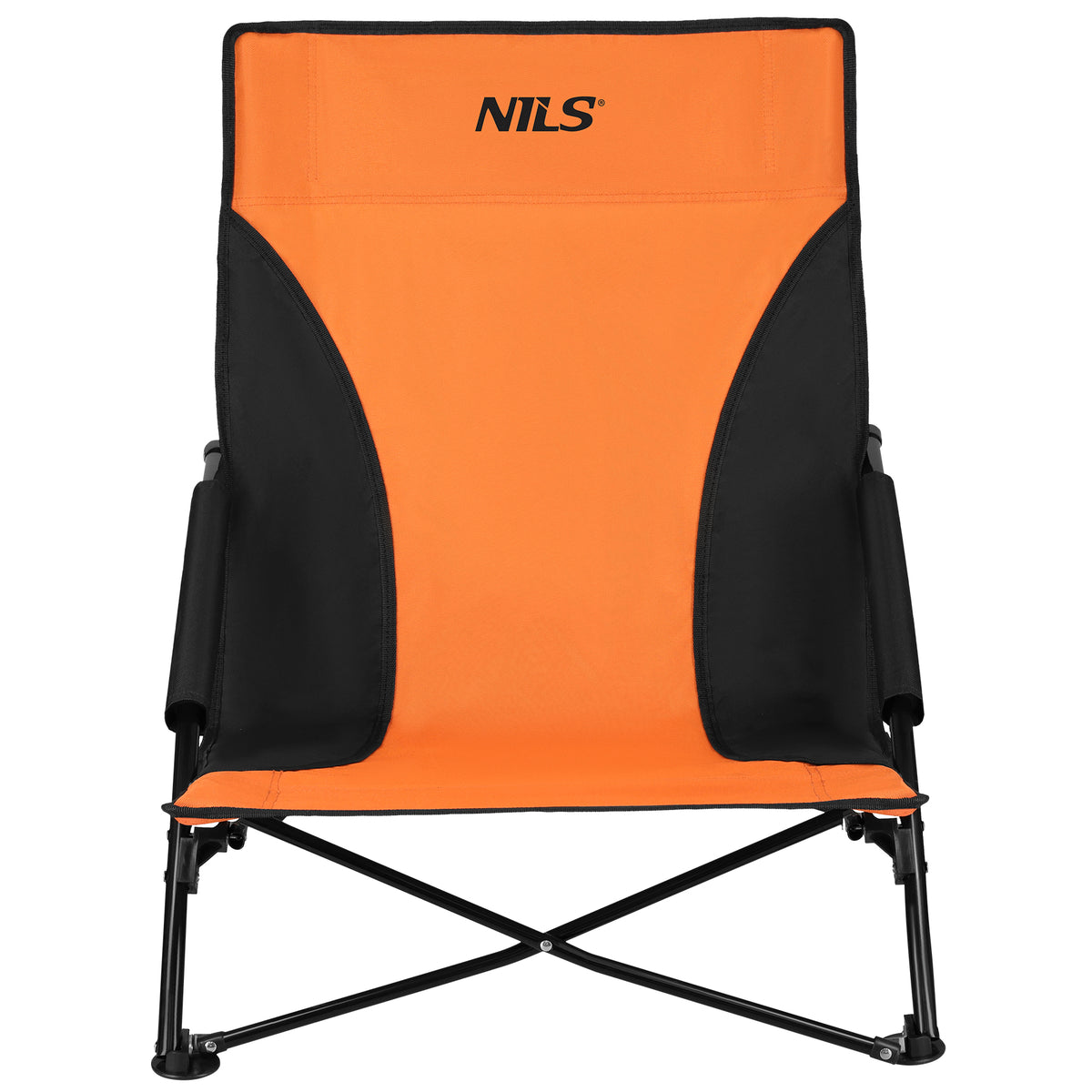 NC3035 ORANŽI-MELNS PLUDŽAS KRĒSLS NILS