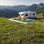 NC3401 Kempinga galds 80x60x70 cm, zils, Nils Camp