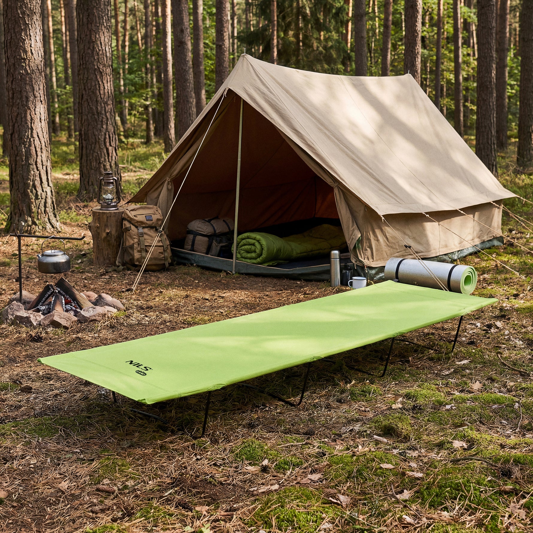 NC3504 ULTRA LIGHT FIELD BED MILITARY NILS CAMP