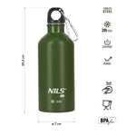 NC3801 CEĻOJUMA PUDELE 550ML Zaļa NILS CAMP