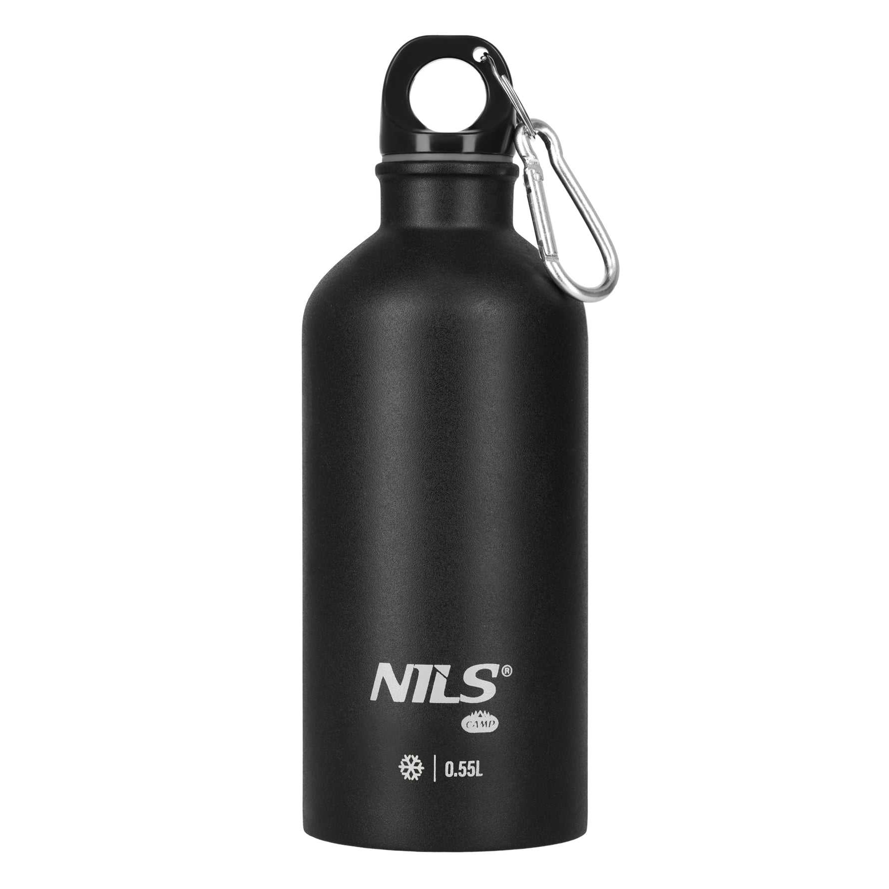 NC3801 CEĻOJUMA PUDELE 550ML Melna NILS CAMP