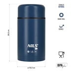 NC3802 Pusdienu termoss 1000ml Zils Nils Camp