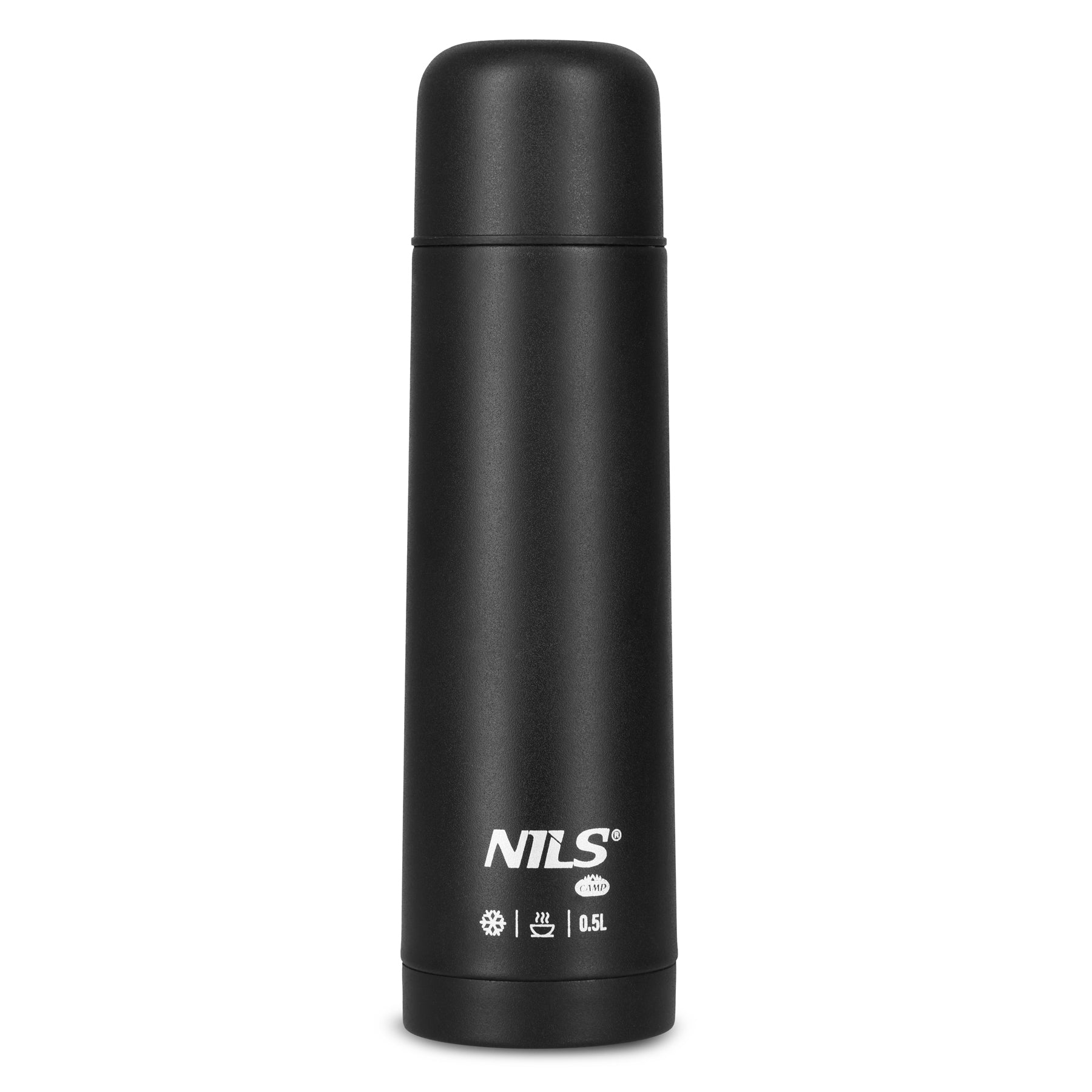 NC3803 NILS CAMP BLACK 500 ML TŪRISTU TERMOSS
