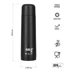 NC3803 NILS CAMP BLACK 500 ML TŪRISTU TERMOSS