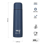 NC3803 500 ml zils NILS kempinga ceļojumu termoss