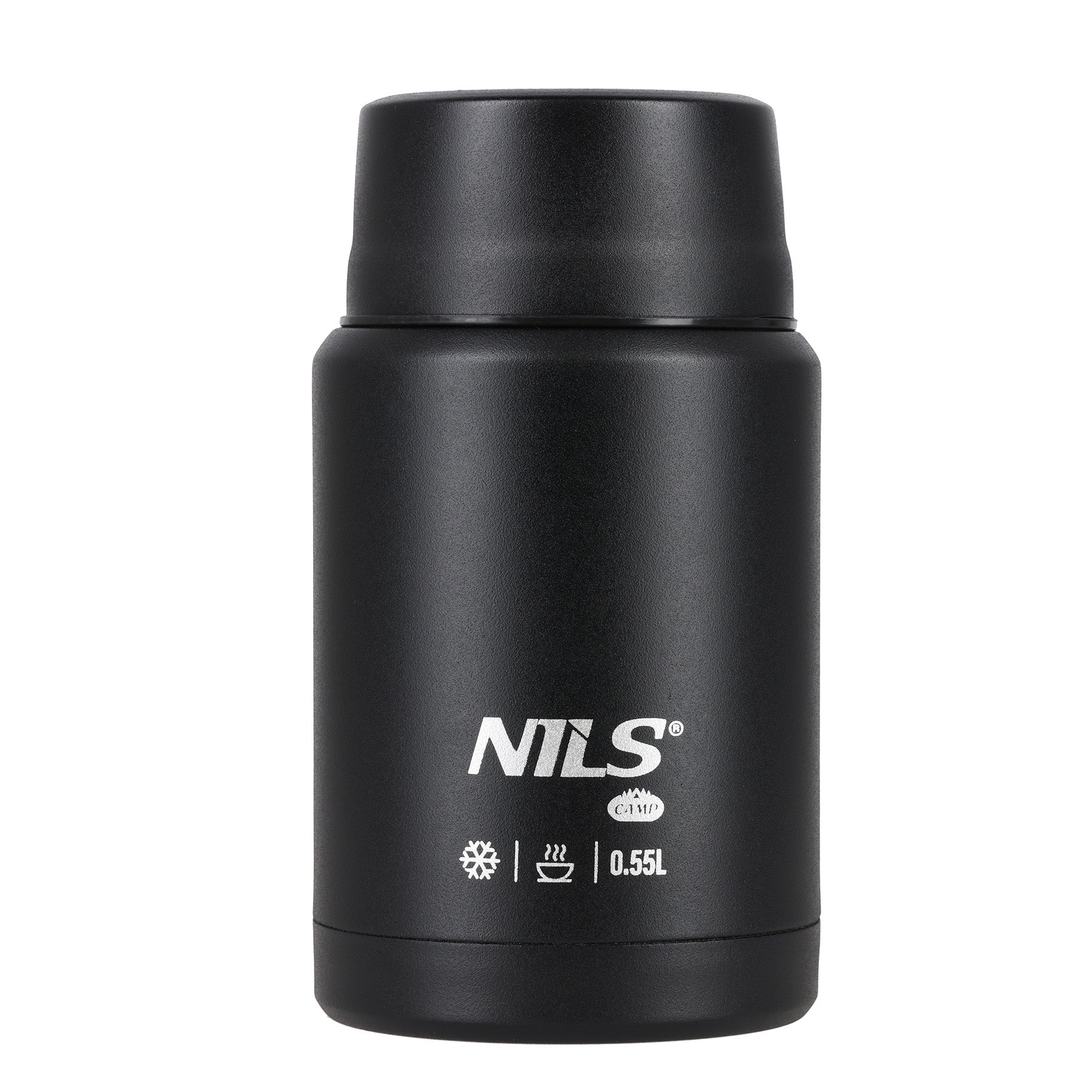 NC3807 550ML BLACK FOOD THERMOS NILS CAMP