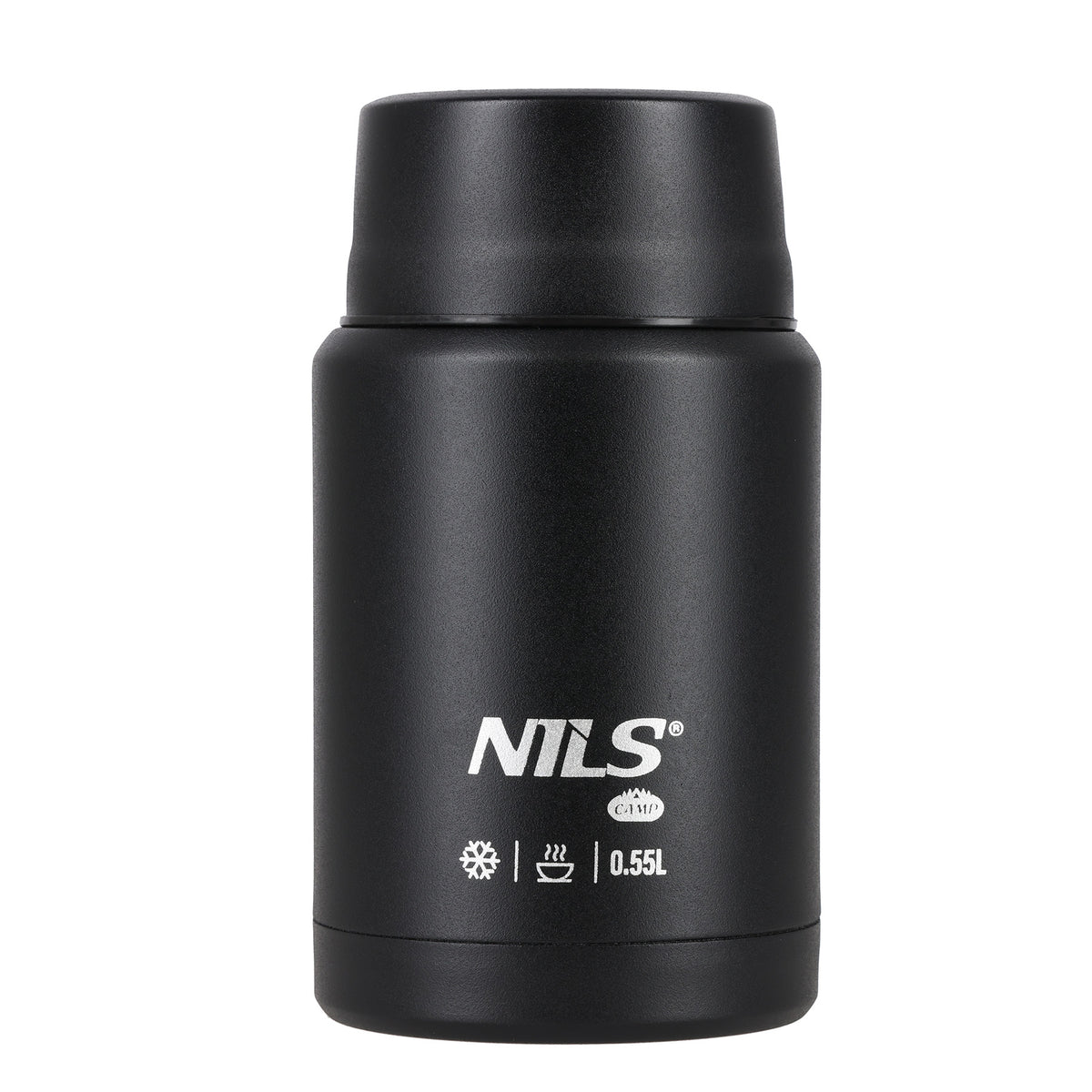 NC3807 550ML BLACK FOOD THERMOS NILS CAMP