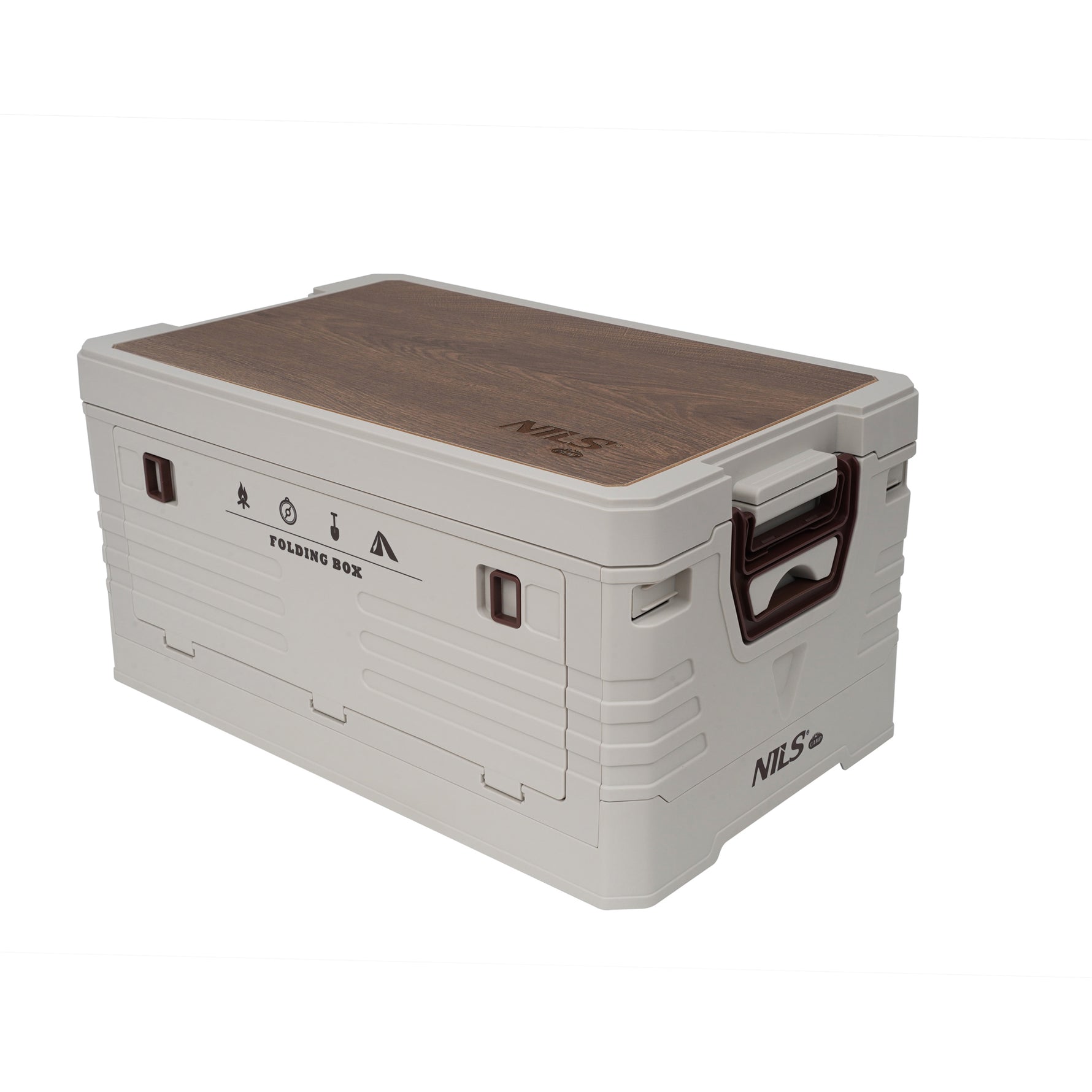 NCB4002 SALOKĀMA KEMPINGA KASTE AR VĀKU 2IN1 50L ZAĻA NILS CAMP
