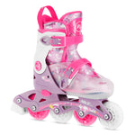 NJ1025 FLIPZY PINK INLINE SLIDAS, IZMĒRS S (31–34) NILS FUN