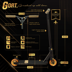 Triku skrejritenis NKD GOAT Black/gold