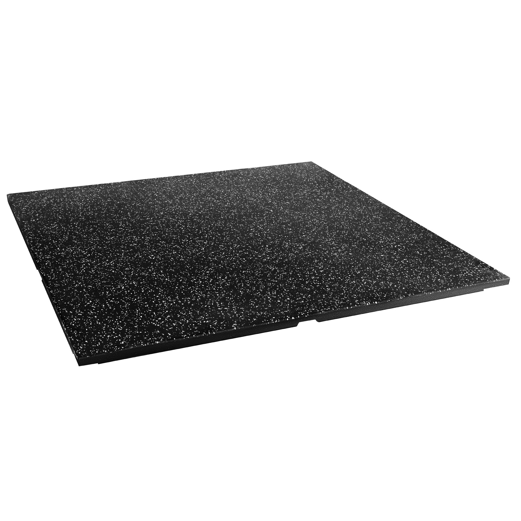 POS25 gumijas grīda fitnesa aprīkojumam, melna/balta, HMS (1 gab.) 1000x1000x25mm