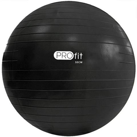 Vingrošanas bumbas PROFIT 55 cm melna DK 2102