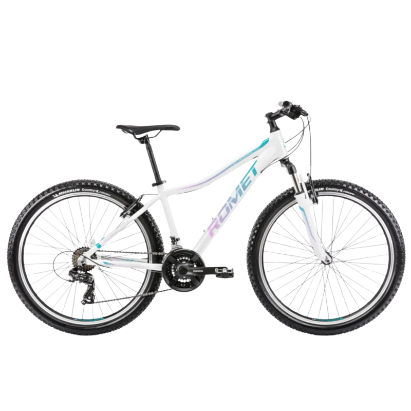 Bērnu velosipēds ROMET Jolene 6.1, 26" balts-zaļš-violets (M)